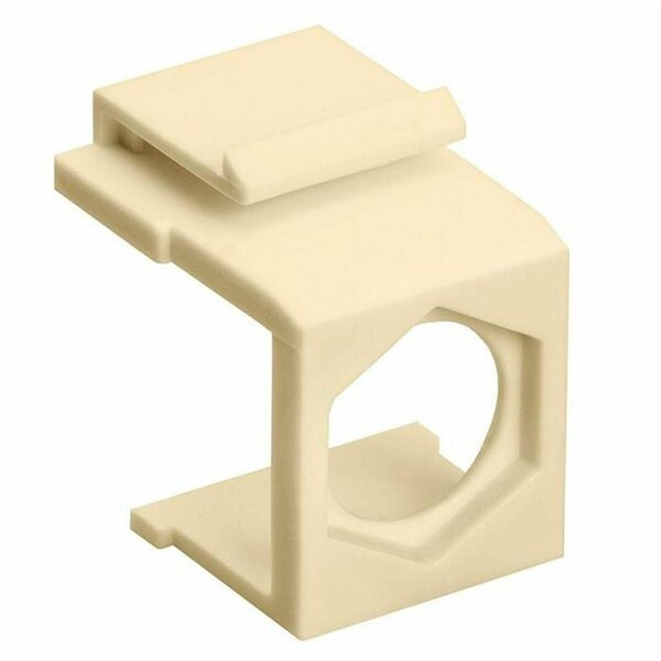 Cmple Blank Insert for F Type Connector - Ivory - 100 Piece, 100PK 178-N
